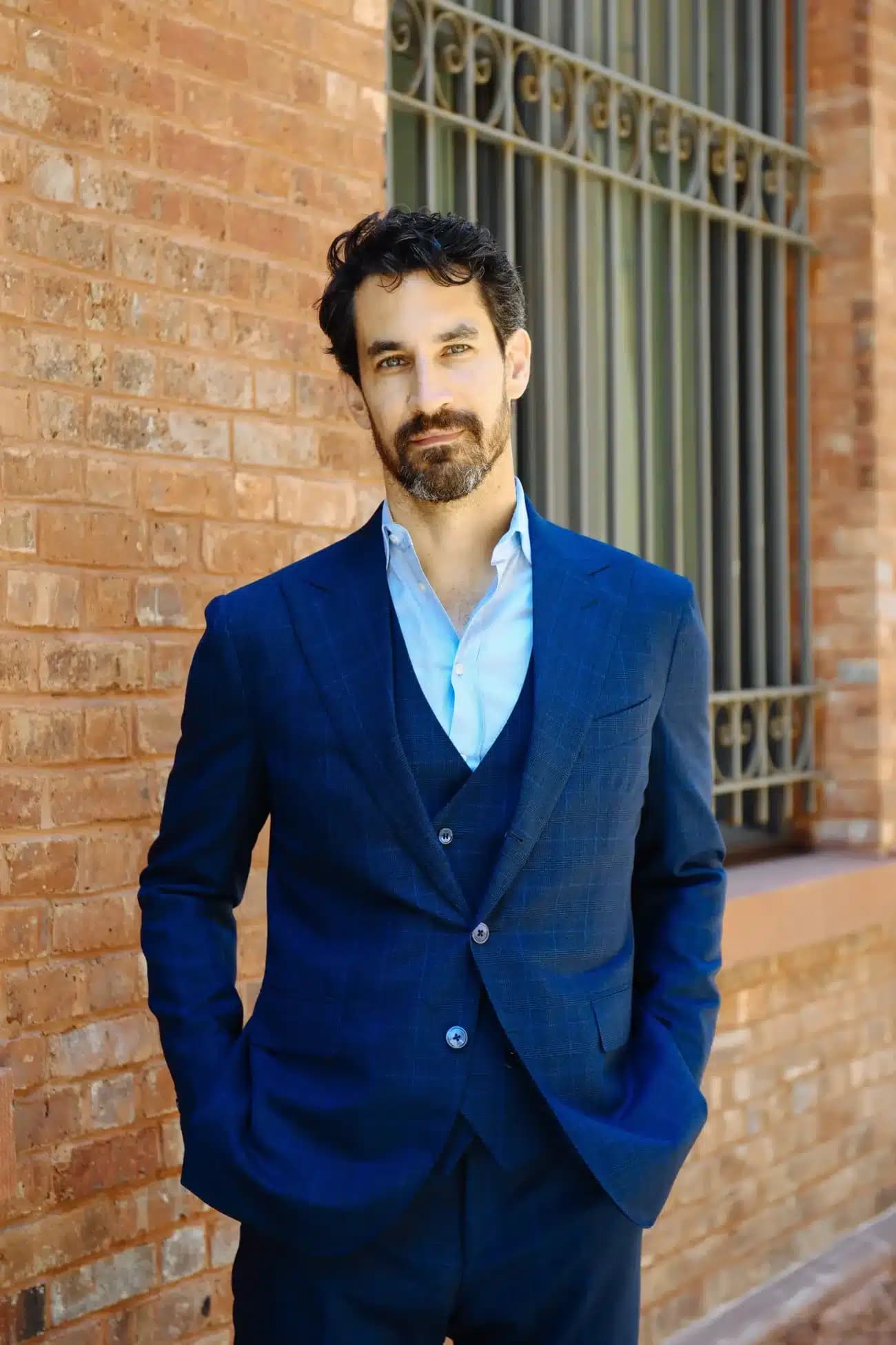 Dr. Evan Rieder outside the practice on North Moore Street in Tribeca, New York